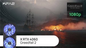 KFA2 X GeForce RTX 4060 Black | Greedfall 2 | 1080p (Full HD) разрешение