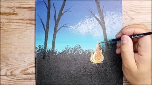 ОГОНЬ - Красивые рисунки акриловыми красками! Развивашки для детей и родителей!