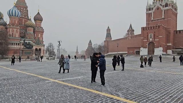 Красная площадь белая #краснаяплощадь #москва #moscow #travel