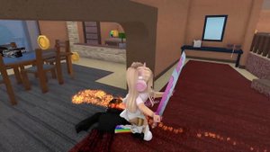 ММ2 играю за ПРИЗРАКА *не видно почти* (MM2 ROBLOX)
