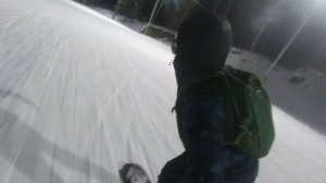 ГЛК Манжерок. Проверка вечерней сьёмки экшен камеры SJCAM 8 PRO.