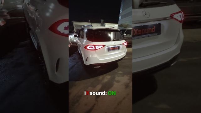 Звук активного выхлопа iXsound на Mercedes GLE