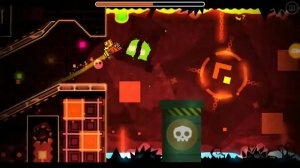 Я прошёл самый трудный уровень в geometry dash.
