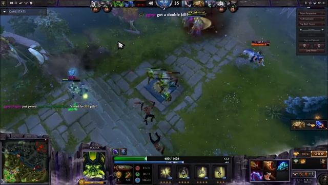 Dota 2 - Pugna vs Team смотреть онлайн