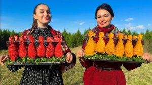 Разноцветные_Куриные_Ножки_с_Хрустящей_Корочкой!_Рецепт_Шаурмы_на