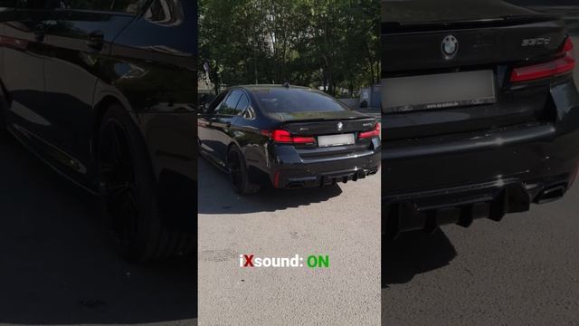 Установили систему активного выхлопа iXsound на BMW 530d