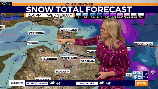 Weather forecast: Heavy rain and wind moving through Portland Wednesday morning смотреть онлайн