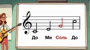 Сольфеджио с нуля. РАЗВИТИЕ СЛУХА. До мажор. Уровень 1