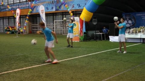 Футбольный фристайл | Выступление на футбольном турнире | MOSCOWFF