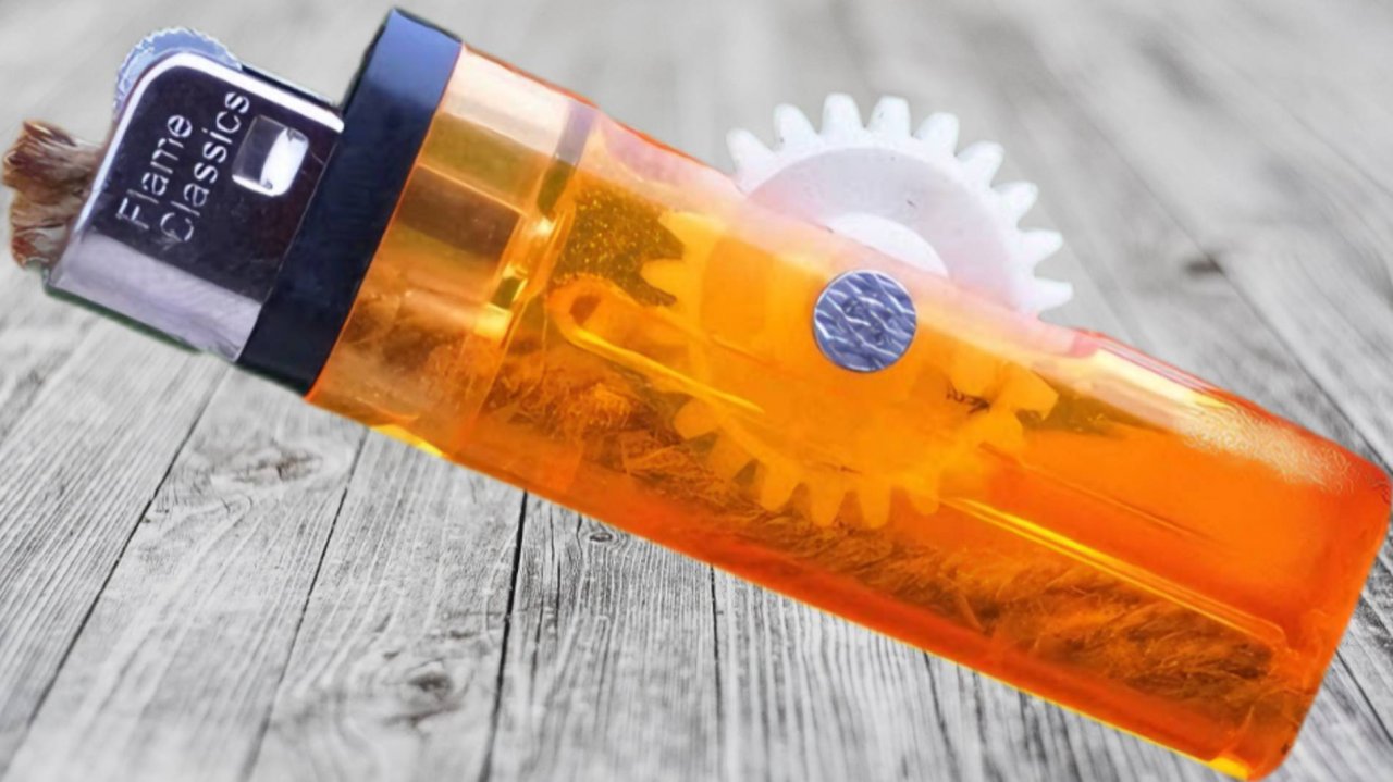 НЕОБЫЧНАЯ САМОДЕЛКА ИЗ ЗАЖИГАЛКИ