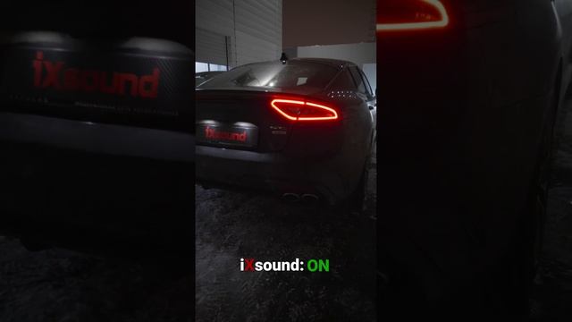 Мощный звук выхлопа iXsound, установленный на КИА СТИНГЕР