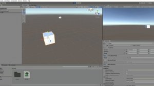 Уроки по Unity 2: передвижение куба через обновление координат в Update