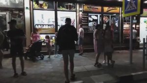 ИДЁМ ОТ ЖД  ВОКЗАЛА " ЛАЗАРЕВСКОЕ"  ДО ОТЕЛЯ " ОСКАР". СКОЛЬКО ПОТРАТИЛИ ВРЕМЕНИ . ОТДЫХ. ИЮЛЬ 2023.