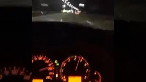 Ночная трасса 200 км час