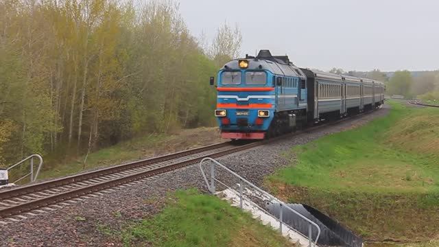 2М62У-0262А (БЧ, ТЧ-17 Полоцк, 2Д49) во главе ДДБ1-010 рейсом №6609 Витебск - Орша