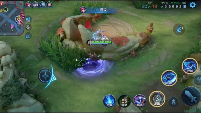 王者荣耀-重装【澜】 如果我带弱化走对抗路！无限回血，阁下如何应对？#王者荣耀 #honorofkings