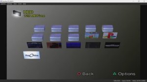 PCSX2 запуск HDD OSD и демонстрация предустановленных приложений