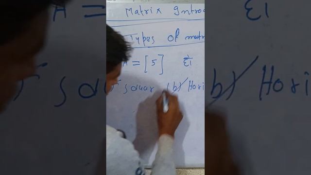 square matrix  VVI objective 2023