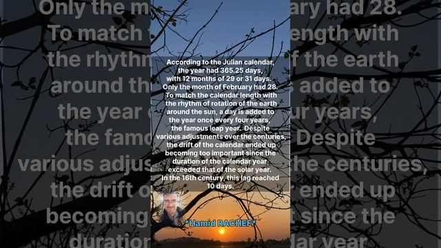 The Julian and Gregorian Calendar. Subscribe to my channel: https:www.youtube.comhamidrachef