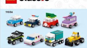 Лего. Lego. машинки Лего классик 11036