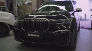 ДОРАБОТКА ЗАВОДСКОГО АКТИВНОГО ВЫХЛОПА BMW X7 С ПОМОЩЬЮ ЭЛЕКТРОНИКИ IXSOUND PRO