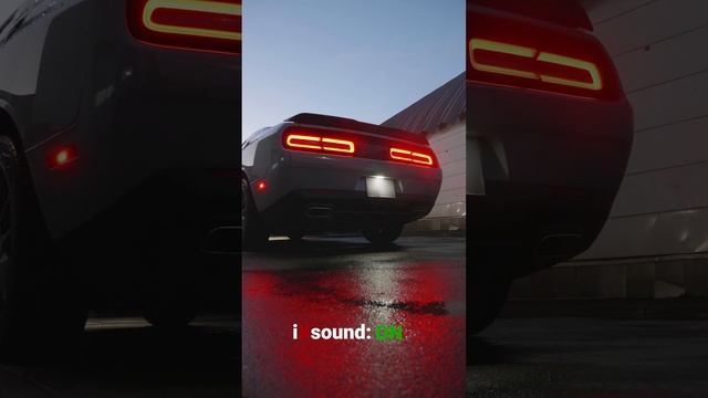 Звук электронного выхлопа iXsound на DODGE CHALLENGER