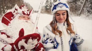 Дедушка Мороз Калужский На тройке Лошадей !!!!