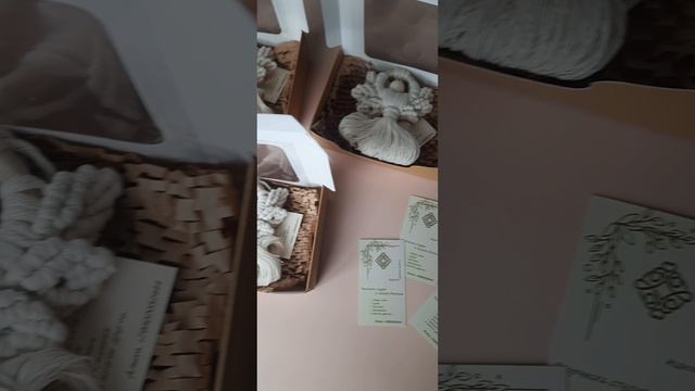 Ангелочки в технике макраме 🤍 смотреть онлайн