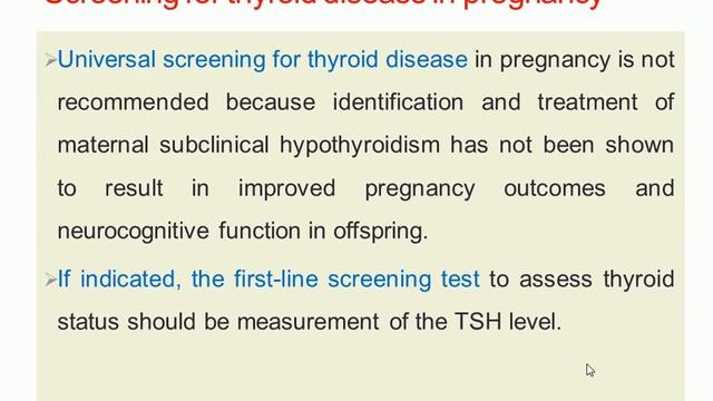 Thyroid disease in pregnancy смотреть онлайн