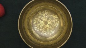 Поющая чаша Премиум 21,5 см Ре# 157 Гц, Ля# 461 Гц