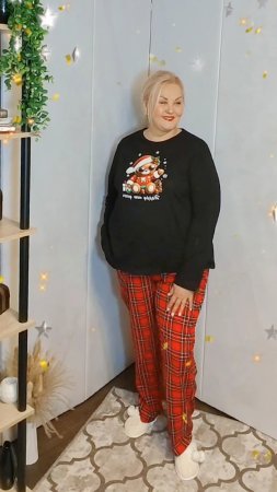 Готовимся к НОВОМУ ГОДУ! Новогодние пижамы Plus Size с Wildberries! Одежда больших размеров с WB