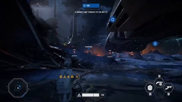When the lag is too REAL - STAR WARS Battlefront II - Kashyyyk