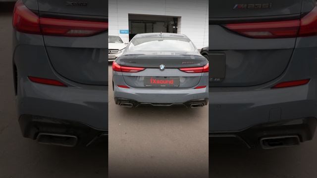 Громкий звук выхлопа iXsound на BMW M235