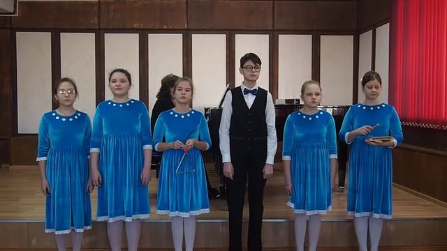 ансамбль "Домисольки" Е. Зарицкая Рождественская песенка смотреть онлайн