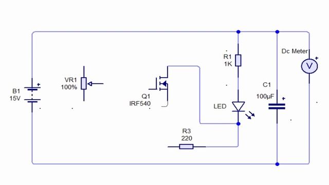 dc regulated power supply circuit