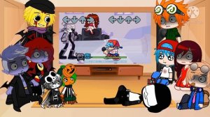 FNF React to Sarvente's Mid Fight Masses Mod + Vs Selever|| FRIDAY NIGHT FUNKIN'||ElenaYT.