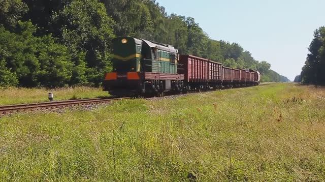 ЧМЭ3-3067 (БЧ, ТЧ-7 Брест) со сборным поездом на Брест