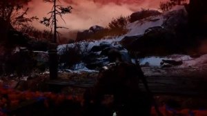 Кратос достаёт Клинки Хаоса. God of War. 2018