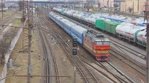 ЧС4Т-454 (РЖД/Мск, ТЧ-41 Вязьма) с поездом №27 Мск - Брест (БЧ)*