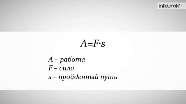 Механическая работа. Единицы работы - Физика 7 класс