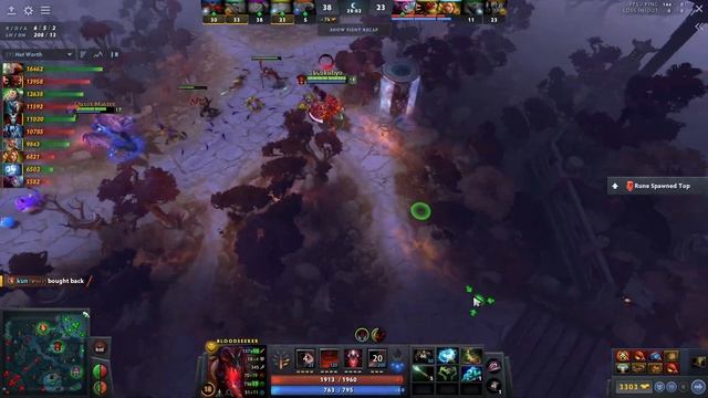 Bloodseeker Dota 2 7.32 Gameplay Nigma.Miracle with 26 Kills and Moon Shard #dota2 #dota2gameplay смотреть онлайн