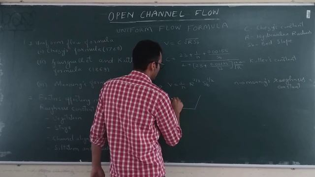 Open Channel Flow - 10 [Uniform flow formulae, Kutter's formula, Manning's formula]