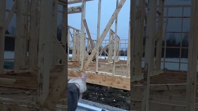 строительство одноэтажного каркасного дома