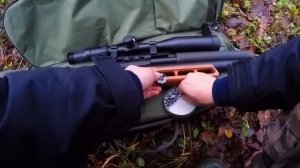 Пристрелка Edgun Matador 6.35 после переделки под пули jsb 2.2