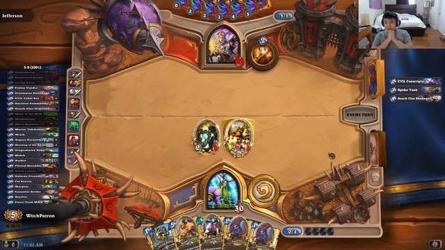 12-0 SCORE in Twitch Rivals Arena (round 2) | Rise of Shadows Hearthstone смотреть онлайн