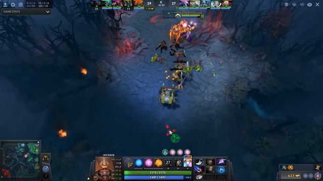 Dota 2 Invoker 6742 MMR 36/7/20 (Kills/Deaths/Assists) Ranked Full Gameplay смотреть онлайн