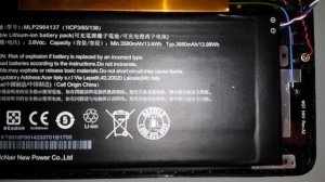 Acer Iconia One 7 B1-730HD Inside/Interior