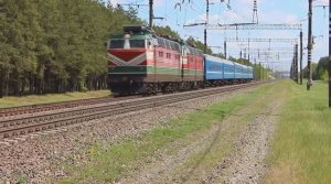 ЧС4Т-600 (БЧ, ТЧ-1 Минск-Сорт., "Александр Ладутько") с поездом №51 СПб - Брест (БЧ)