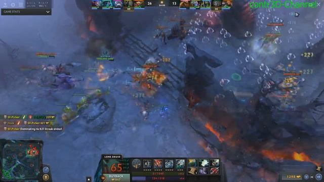 Dota 2. 7.06 Miracle- Lone Druid with qSnake. 8800 averages. New item build. смотреть онлайн