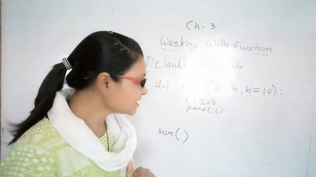 Cbse#class12th#ch3:working with function #topic : default arguments, local/global variables (explai